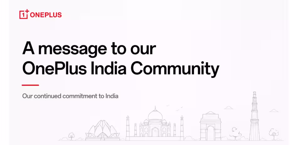 OnePlus denies India exit rumours in a community message.