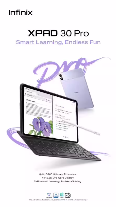 Infinix XPAD 30 Pro leaked promo image. (Image credit - Infinix)