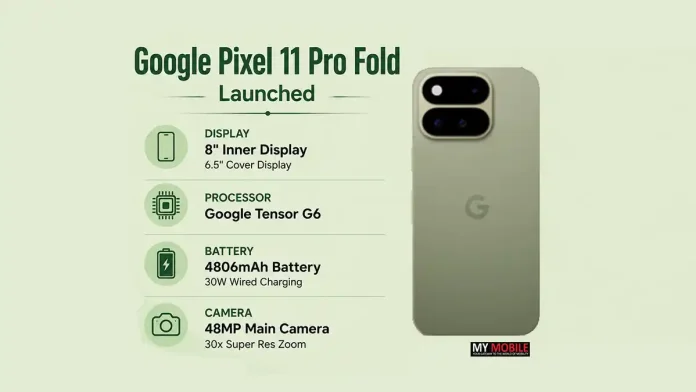 Google Pixel 11 Pro Fold Launched