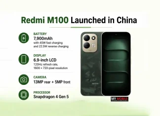 Redmi M100 Launched in China with Snapdragon 4 Gen 5 and 7,900mAh battery