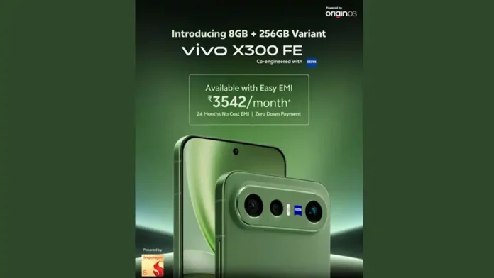 Vivo X300 FE Gets Affordable 8GB + 256GB Variant in India