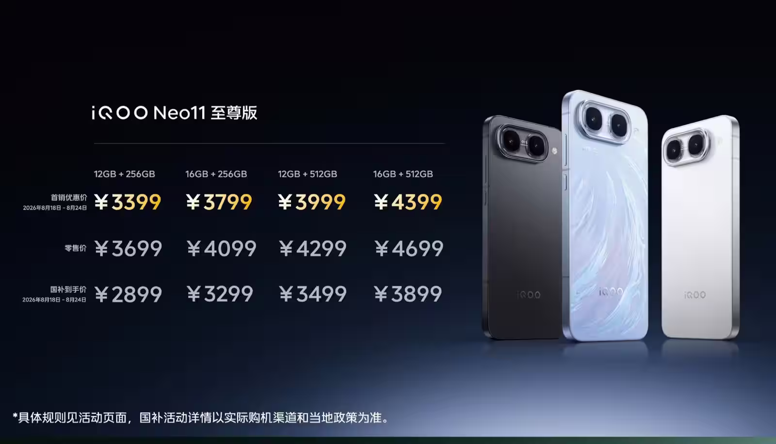 IQOO Neo 11 Ultra Price