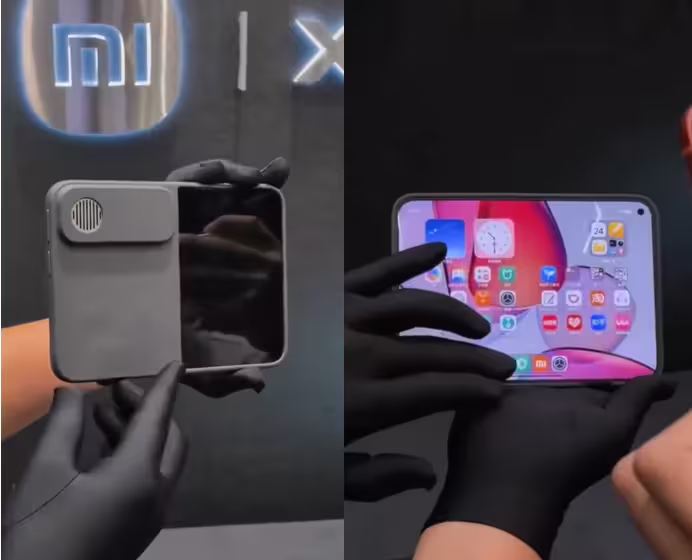Xiaomi 18 Fold hands-on leaked video screengrabs.
