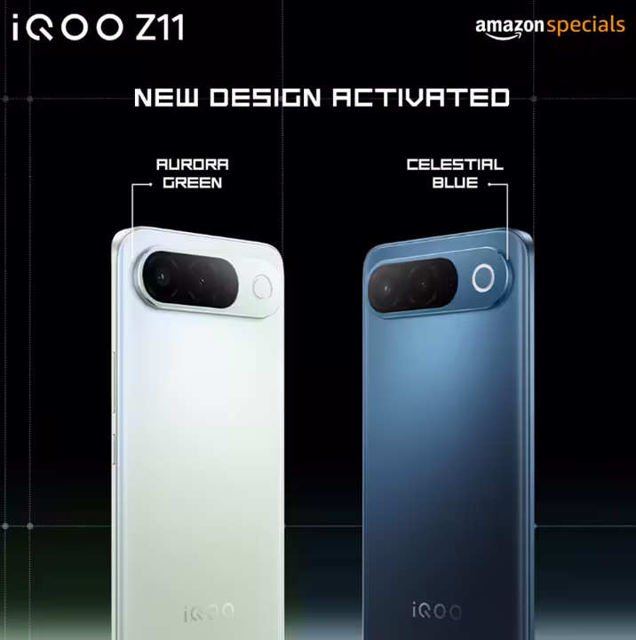 iQOO Z11 colour options. (Image credit - iQOO)