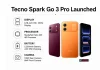 Tecno Spark Go 3 Pro Launched With 5,200mAh Battery, Priced at Rs 15,999