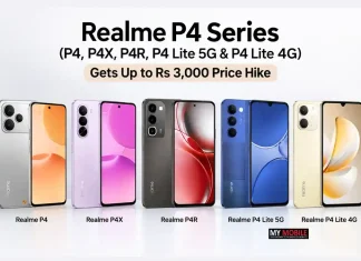 Realme P4 Series (P4, P4X, P4R, P4 Lite 5G & P4 Lite 4G) Gets Up to Rs 3,000 Price Hike: Check New Prices