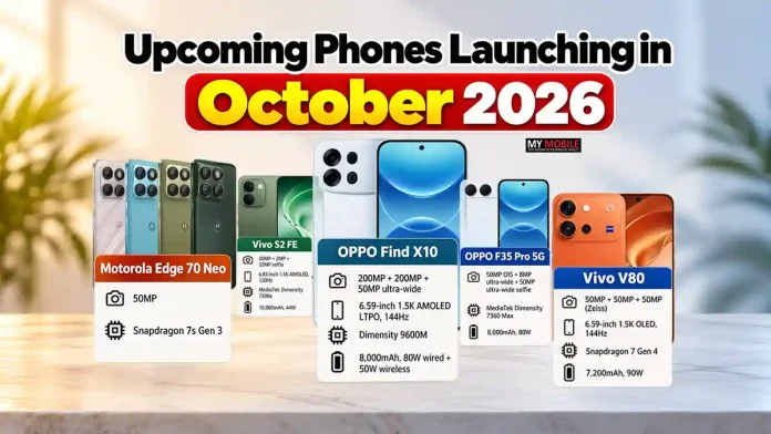 Upcoming Phones Launching in October 2026