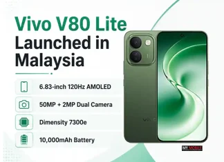 Vivo V80 Lite Launched in Malaysia With 10,000mAh Battery and 120Hz AMOLED Display