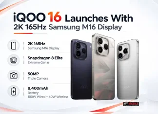 iQOO 16 Launches With 2K 165Hz Samsung M16 Display, Snapdragon 8 Elite Extreme Gen 6 and 8,400mAh Battery iQOO 16 Launches With 2K 165Hz Samsung M16 Display