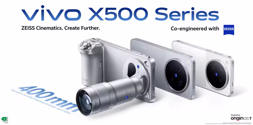 Vivo X500, X500 Pro and X500 Pro Max Global battery leaks.