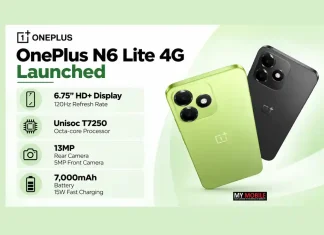 OnePlus N6 Lite 4G Launched at ₹16,999 With 7,000mAh Battery and 120Hz Display
