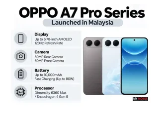 OPPO A7 Pro Series Launched in Malaysia With Up to 10,000mAh Battery, 120Hz AMOLED Display and 50MP Cameras