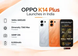 OPPO K14 Plus Launches in India at ₹29,999: 8,000mAh Battery, 144Hz AMOLED Display and IP69K Rating