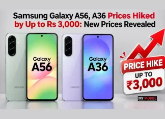 Samsung Galaxy A56, A36 Prices Hiked by Up to Rs 3,000: New Prices Revealed