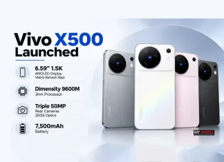 Vivo X500 Launched With Dimensity 9600M, 7,500mAh Battery and 1.5K 144Hz AMOLED Display