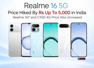 Realme 16 5G Price Hiked By Rs Up To 5,000 in India; Realme 16T and C100i 4G Price Also Increased: Check New Prices Realme 16 5G Price Hiked By Rs Up To 5,000 in India