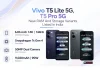 Vivo T5 Lite 5G, T5 Pro 5G New RAM And Storage Variants Listed in India Vivo T5 Lite 5G, T5 Pro 5G