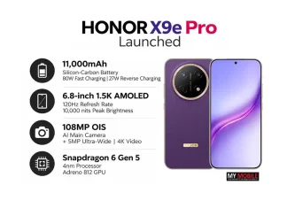 HONOR X9e Pro Launched: 11,000mAh Battery, 108MP Camera