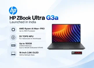 HP ZBook Ultra G3a with AMD Ryzen AI Max+ Pro, 55 TOPS NPU Launched in India: Check Price, Specifications, Features