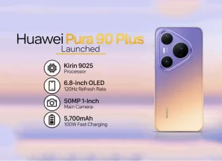 Huawei Pura 90 Plus Launched With Kirin 9025, 1-Inch-Type Camera Sensor, 5,700mAh Battery and Variable Aperture