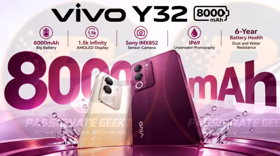 Vivo Y32 leaked promotional poster. (Image credit: Passionategeekz)