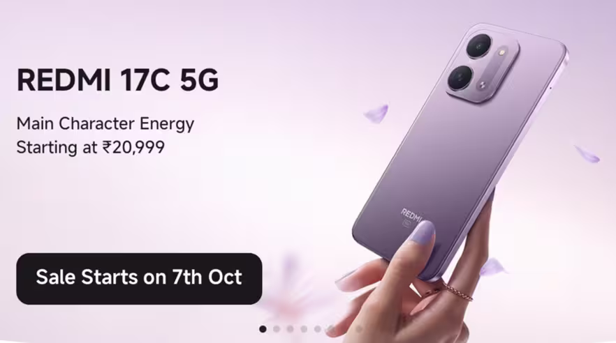 Redmi 17C 5G has been launched in India. (Image credit: Redmi)