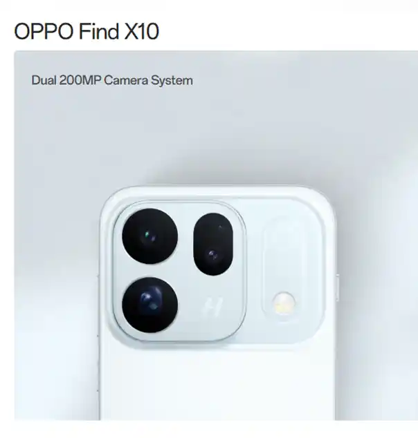 OPPO Find X10 Dual 200MP primary camera