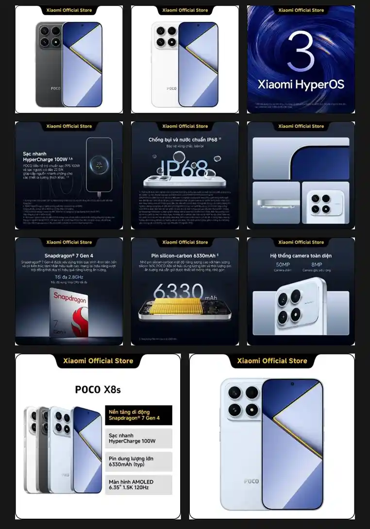 POCO X8s runs Xiaomi's HyperOS