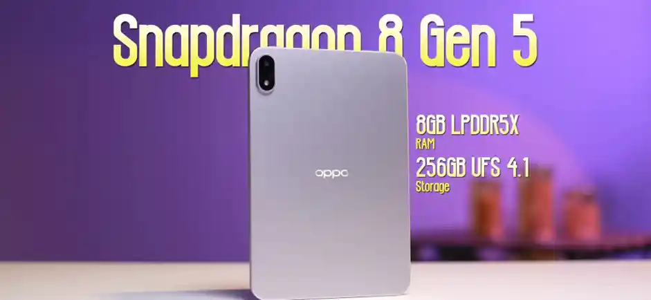 OPPO Pad Mini utilises Qualcomm’s flagship Snapdragon 8 Gen 5 processor