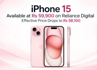 iPhone 15 Available at Rs 59,900 on Reliance Digital; Effective Price Drops to Rs 58,100