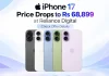 iPhone 17 Price Drops to Rs 68,899 at Reliance Digital: Check Offer Details iPhone 17 Gets Massive Festive Discount at Reliance Digital: Effective Price Drops to Rs 68,899