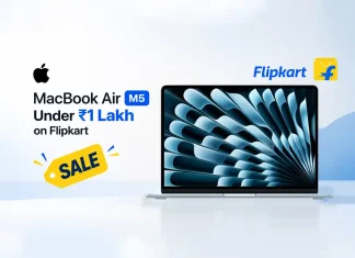 MacBook Air M5 Under Rs 1 Lakh on Flipkart: Here’s How to Get It