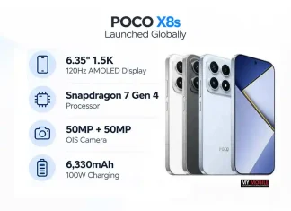 POCO X8s Launched Globally With 6.35-Inch 1.5K Display, 50MP Telephoto Camera, 6,330mAh Battery and Snapdragon 7 Gen 4