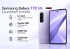 Samsung Galaxy F70 5G Launched in India at ₹17,999 With 50MP OIS Camera, AMOLED Display