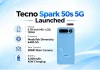 Tecno Spark 50s 5G Launched With 6,500mAh Battery, Dimensity 6400 Chipset and Military-Grade Protection