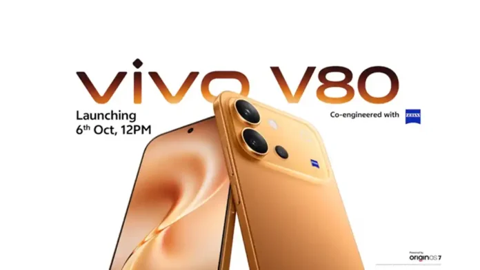 Vivo V80 Price Leaked Ahead of October 6 Launch:
