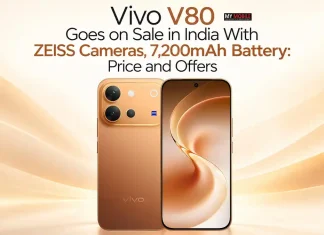 Vivo V80 Goes on Sale in India With ZEISS Cameras, 7,200mAh Battery: Price and Offers