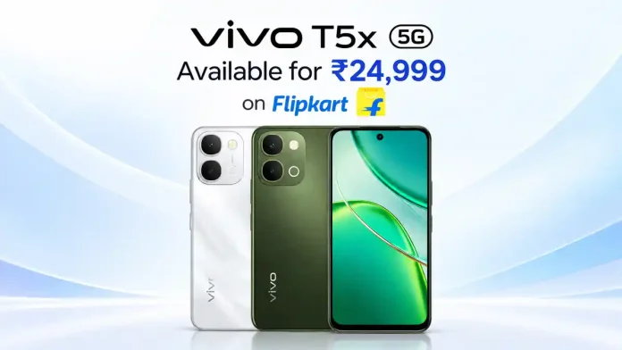 Vivo T5x 5G Available for Rs 24,999 on Flipkart: Check Deal Details