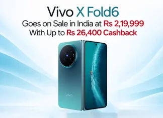 Vivo X Fold6 Goes on Sale in India at Rs 2,19,999 With Up to Rs 26,400 Cashback